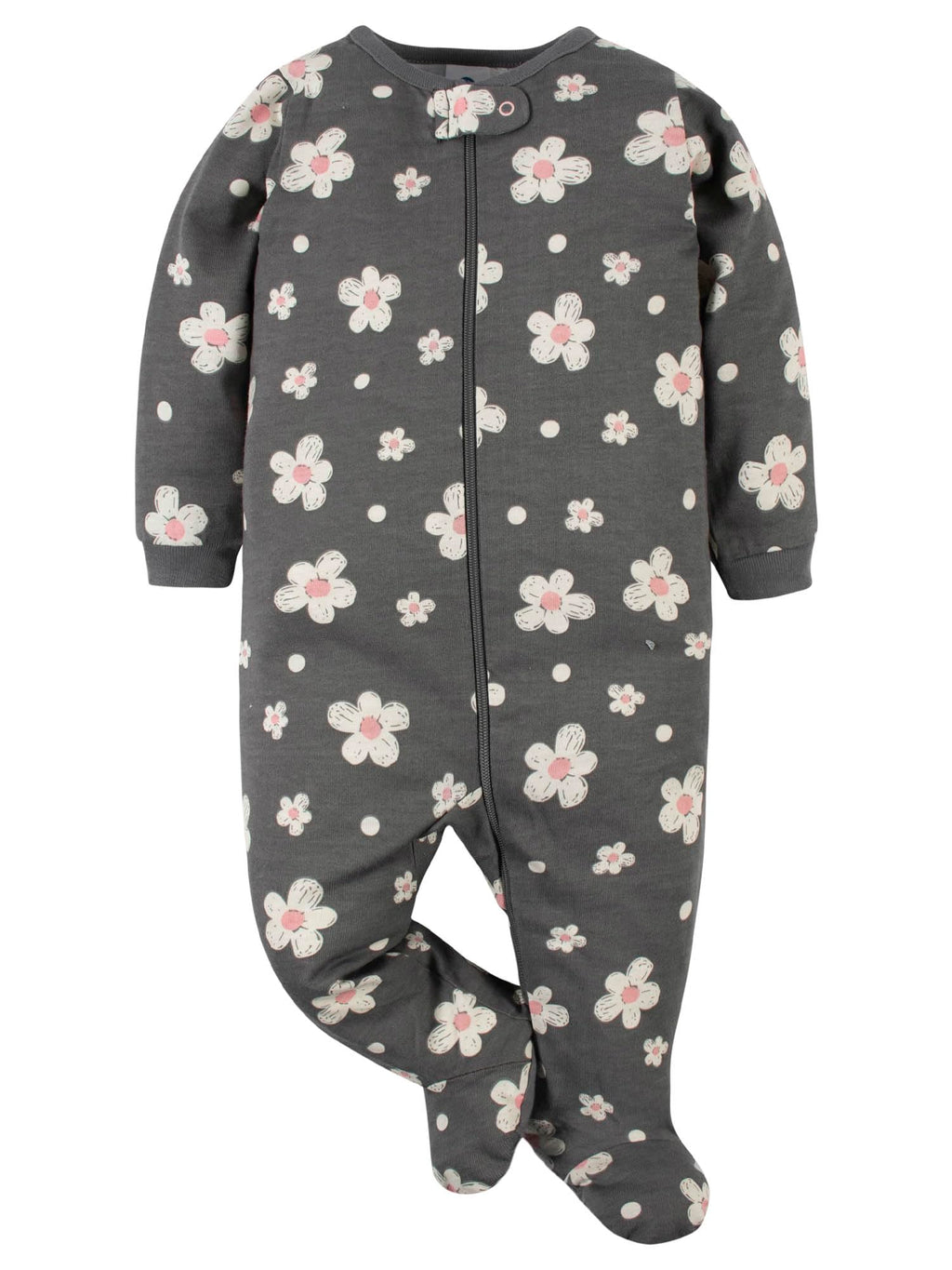 Gerber Baby Girls 4-Pack Sleep 'N Play Footie
