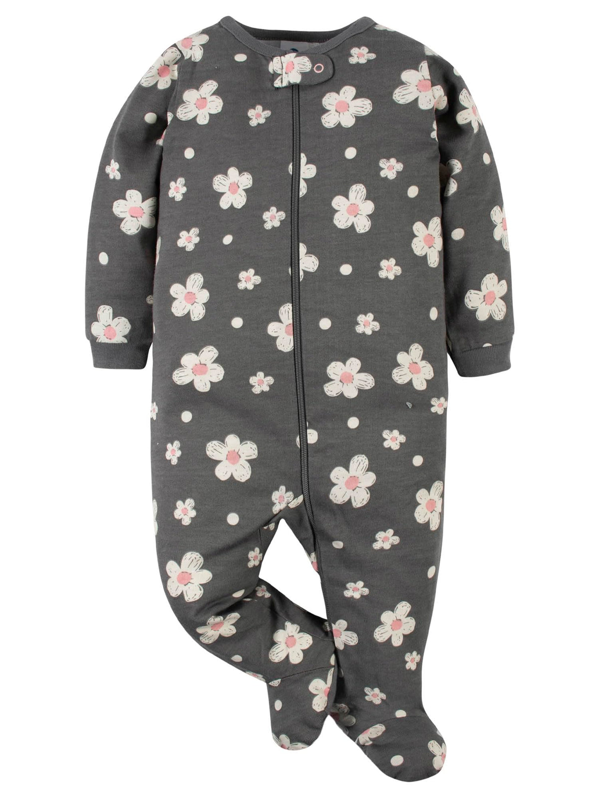 Gerber Baby Girls 4-Pack Sleep 'N Play Footie