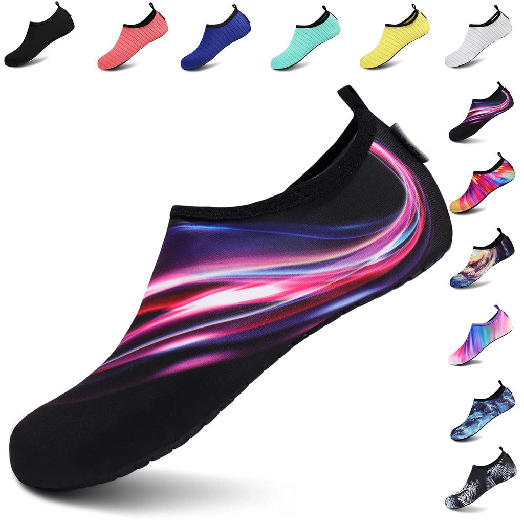 VIFUUR Water Shoes for Men Women Barefoot Quick Dry Aqua Socks Slip On