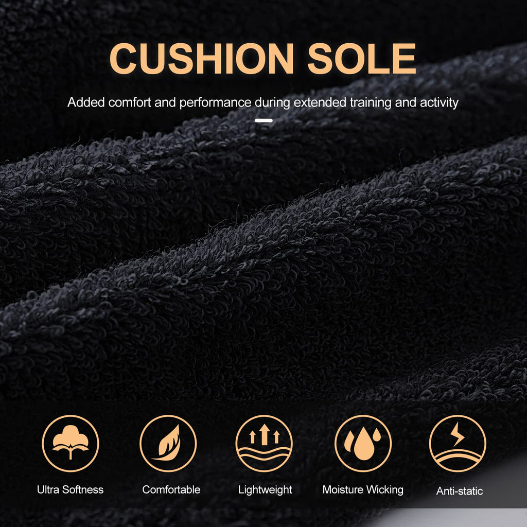 CS CELERSPORT 6 Pairs Ankle Athletic Running Socks Low Cut Sports Tab Socks for Men and Women