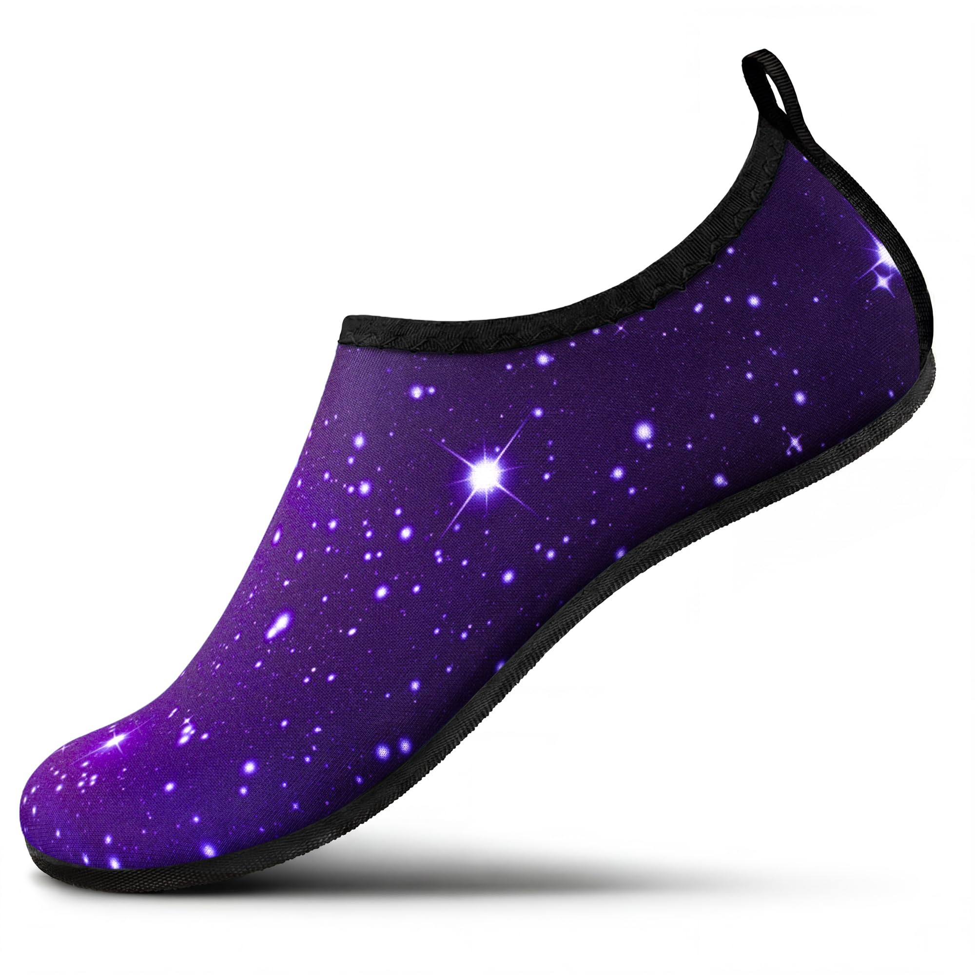 SEEKWAY Water Shoes Women Men Adult Quick-Dry Aqua Socks Barefoot Non Slip for Beach Swim River Pool Lake surf Black SK002(U)