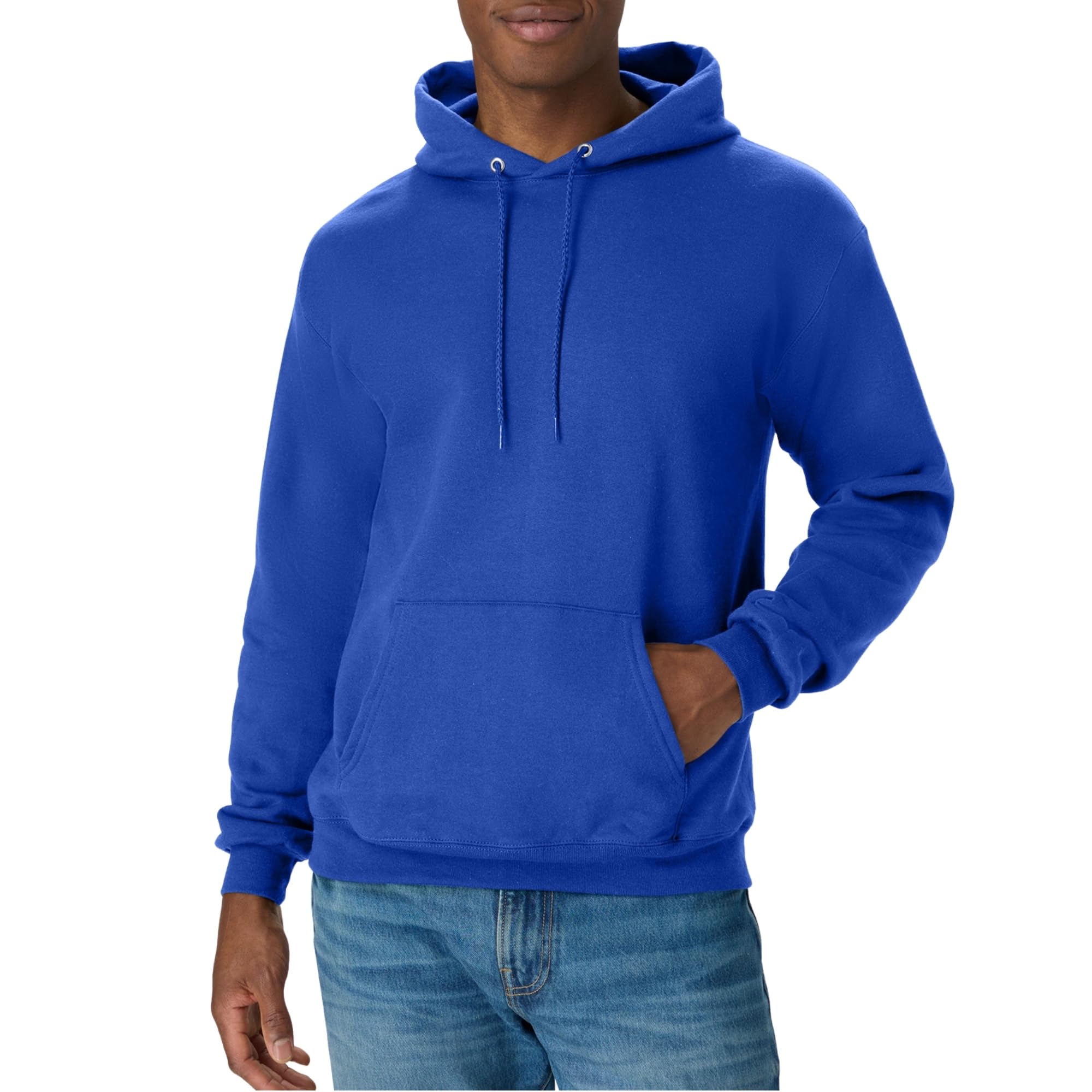 Hanes Men's Hoodie - EcoSmart Fleece Hooded Sweatshirt for Men & Women - Midweight Fleece - Big & Tall Available