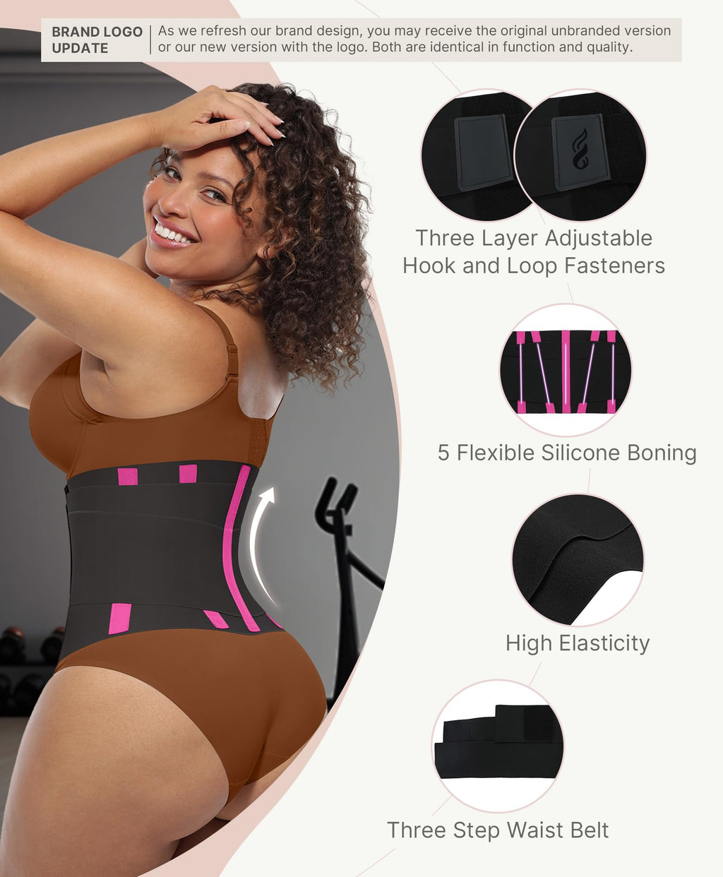 FeelinGirl Waist Trainer Belt Cincher Corset Tummy Control Faja Body Shaper