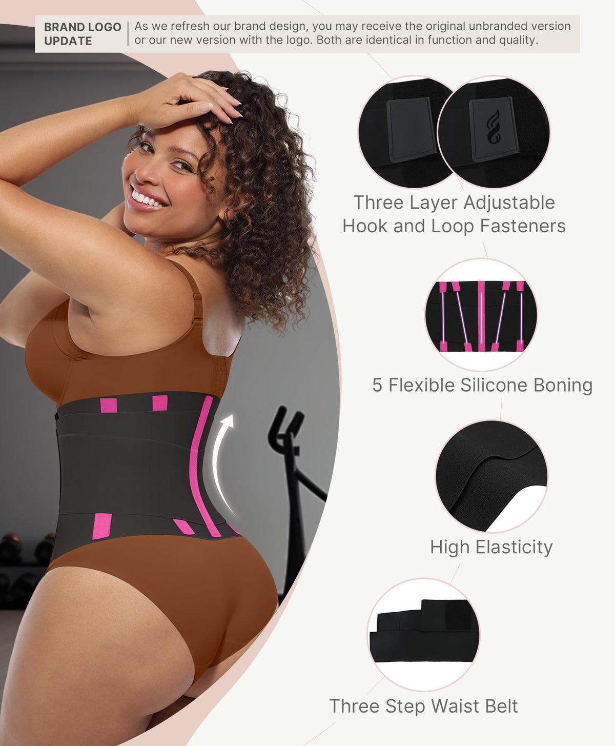 FeelinGirl Waist Trainer Belt Cincher Corset Tummy Control Faja Body Shaper