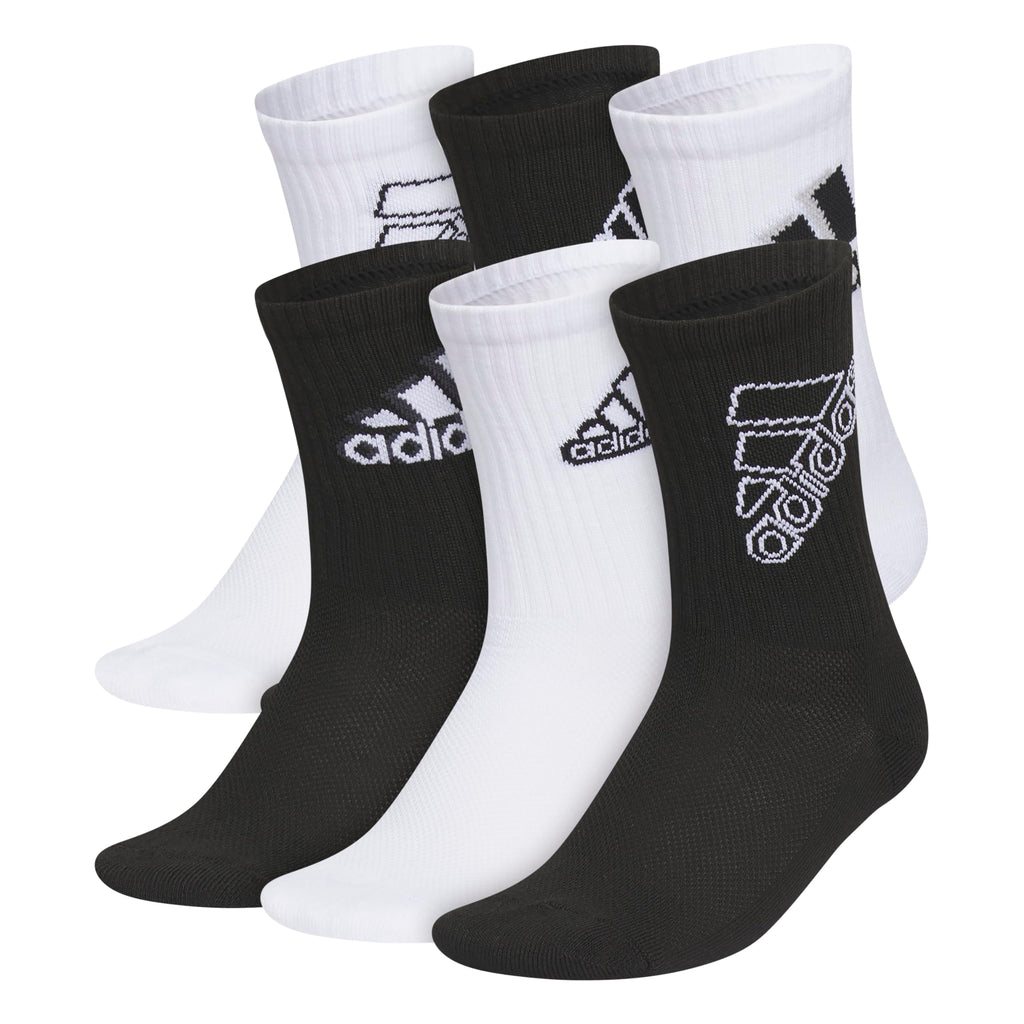 adidas Kids Athletic Cushioned Crew Socks 6 Pairs
