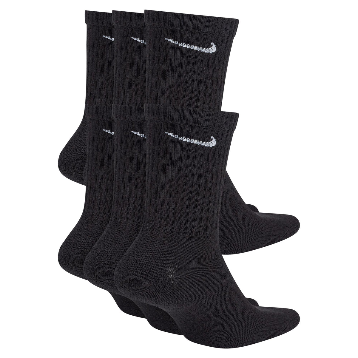 Nike Adult Everyday Cushioned Training Crew Socks (6-Packs) | Mens & Womens