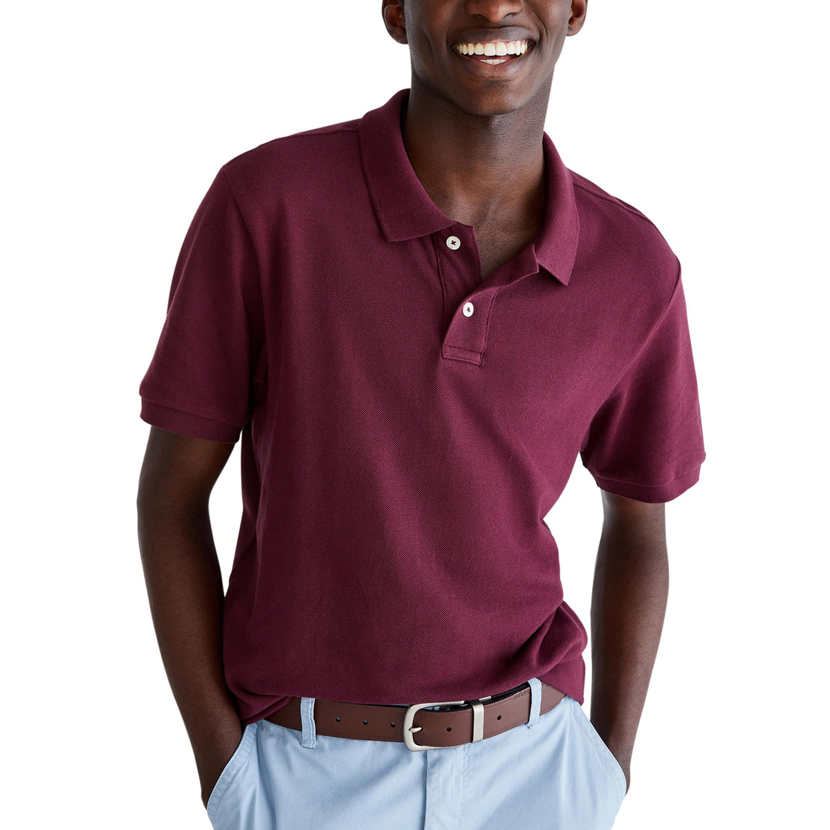 AEROPOSTALE Men's Aero Uniform Polo Short Sleeve