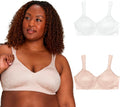 Playtex Women's Wireless Bra, 18 Hour Plus-Size Bras Available, Ultimate Lift, Moisture-Wicking, Single or 2-Pack
