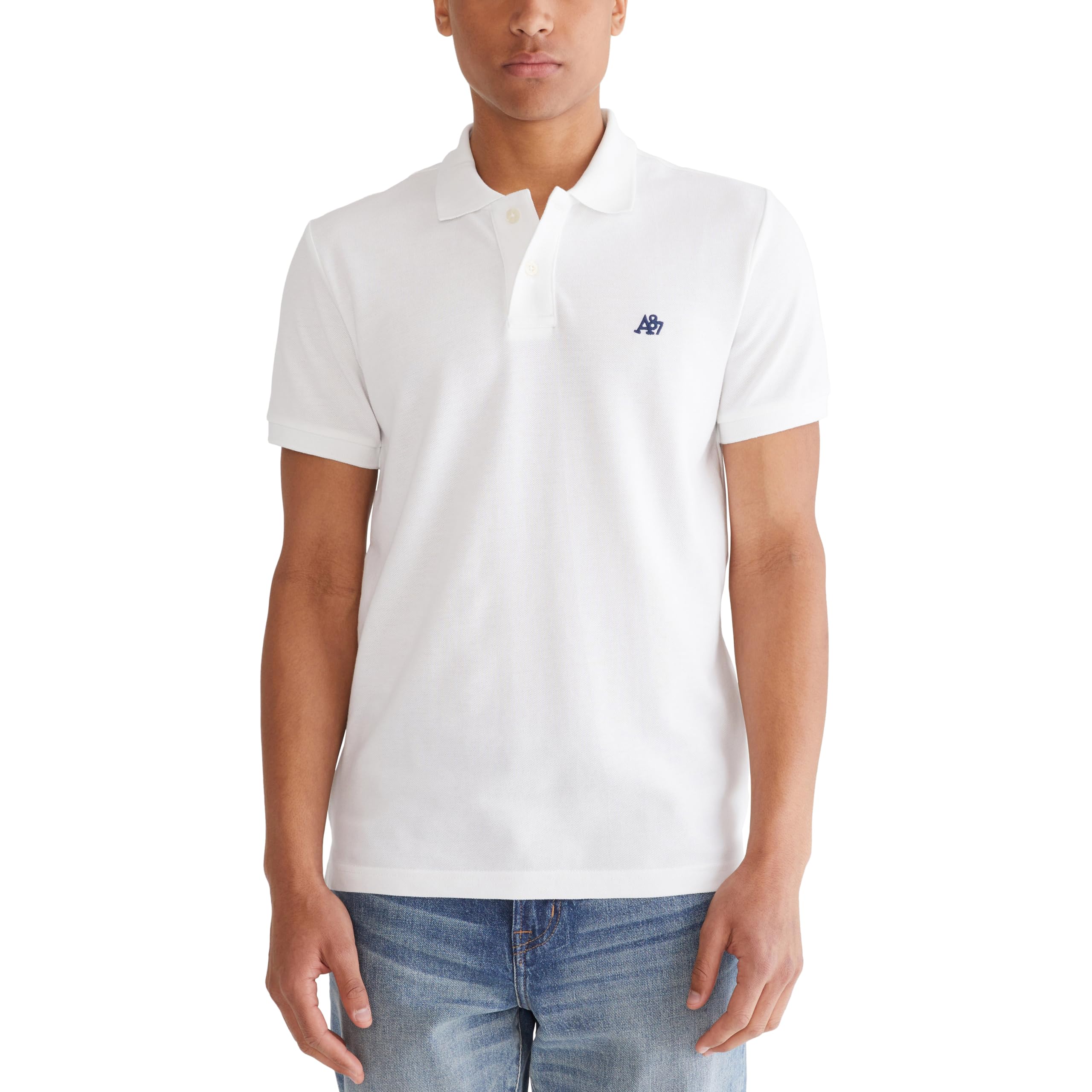 AEROPOSTALE Men's Aero Uniform Polo Short Sleeve
