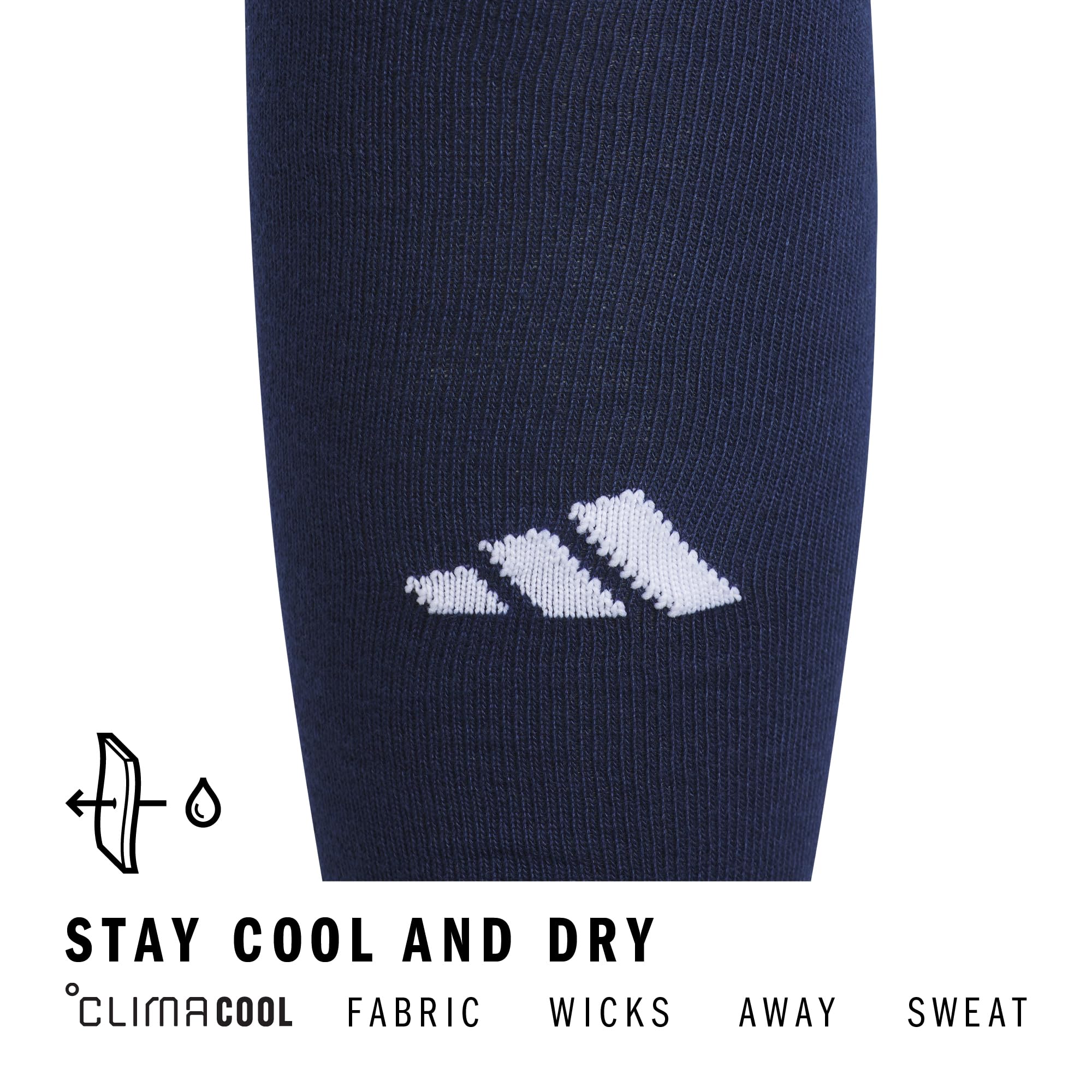 adidas Rivalry Over-the-Calf Soccer Socks 2 Pairs