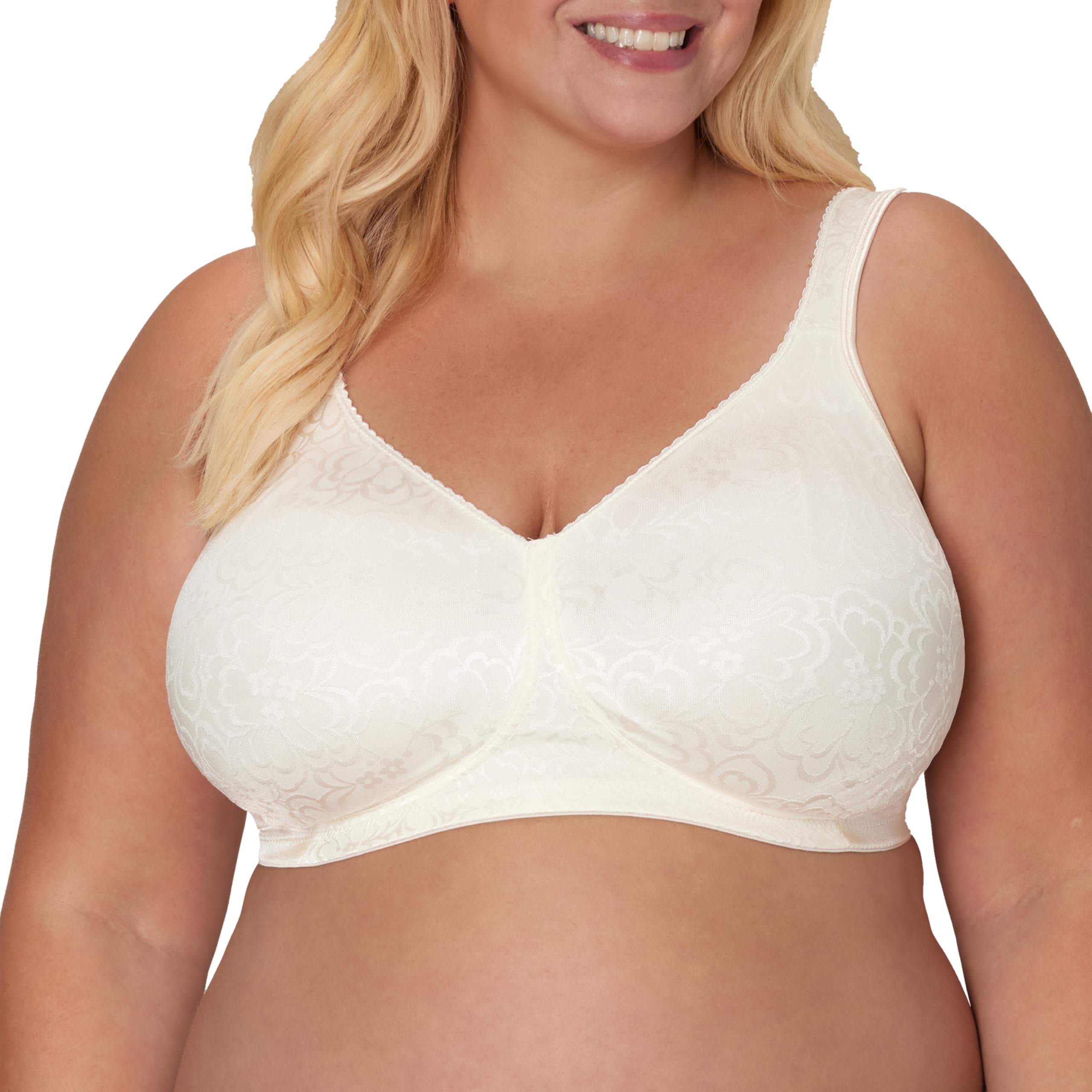 Playtex Women's Wireless Bra, 18 Hour Plus-Size Bras Available, Ultimate Lift, Moisture-Wicking, Single or 2-Pack