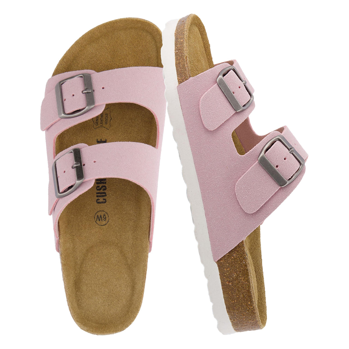 CUSHIONAIRE Lane Cork Slide Women's Sandals, Comfortable Sandals for Women