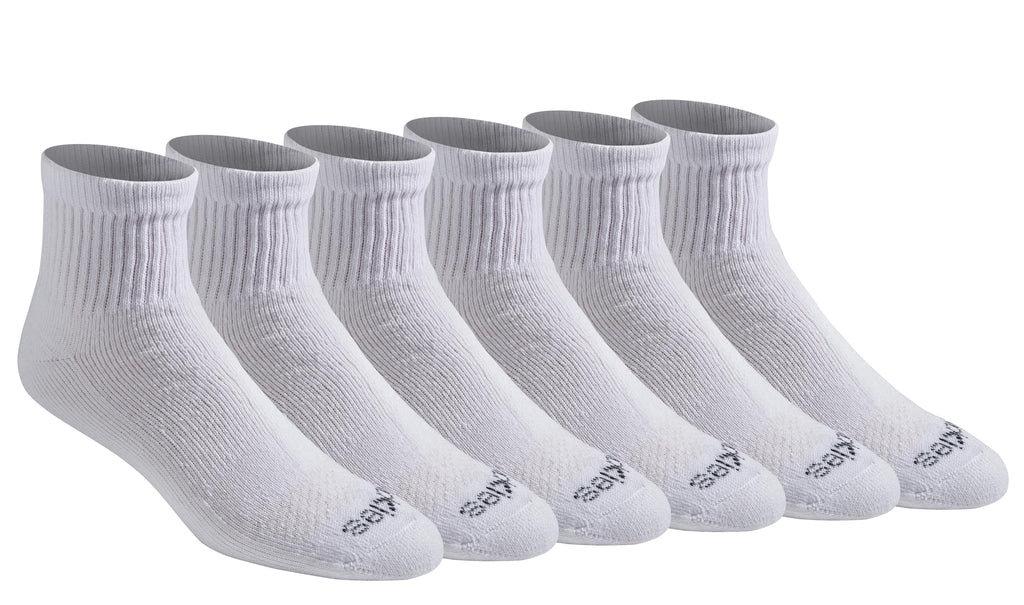 Dickies Men's Dri-Tech Moisture Control Quarter Socks, Available in M-XXL (6, 12, 18 Pairs)