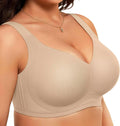 Vertvie Jelly Bras for Women No Underwire Minimizer Support