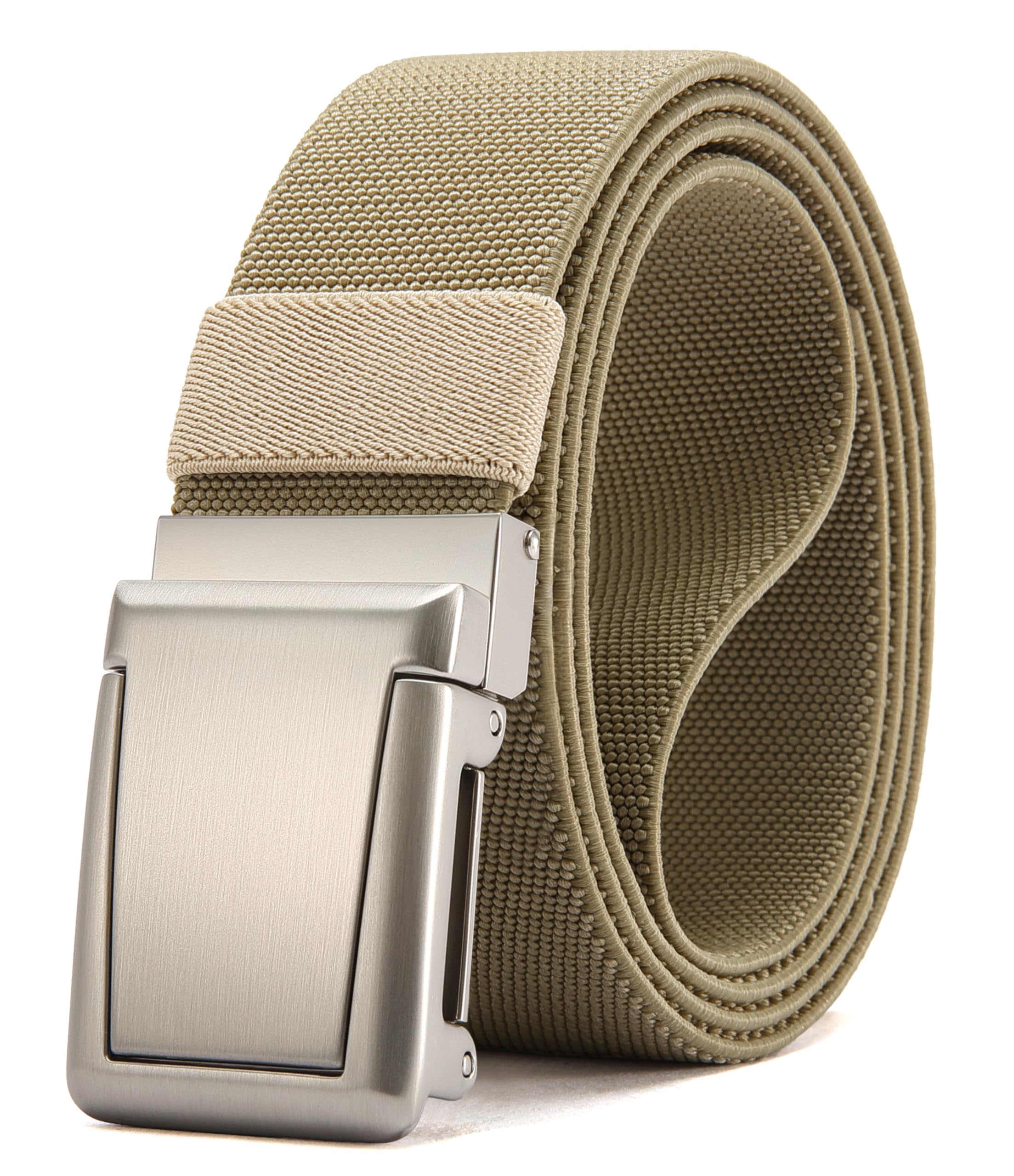 CHAOREN Tactical Belt Men - 1.5" Stretch Work Belt with Zinc Alloy Buckle