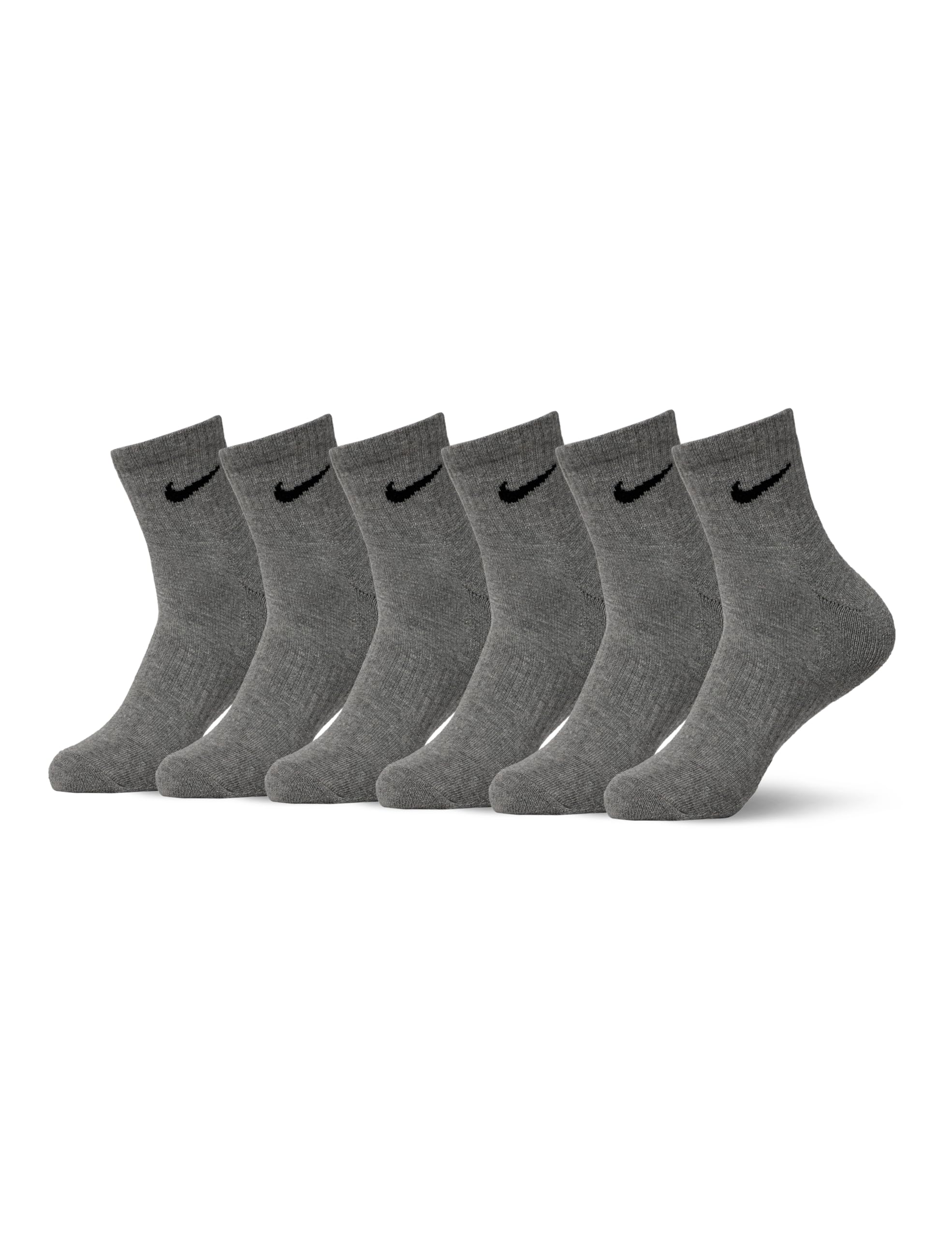 Nike Adult Everyday Cushioned Training Ankle Socks (6-Packs) | Mens Womens