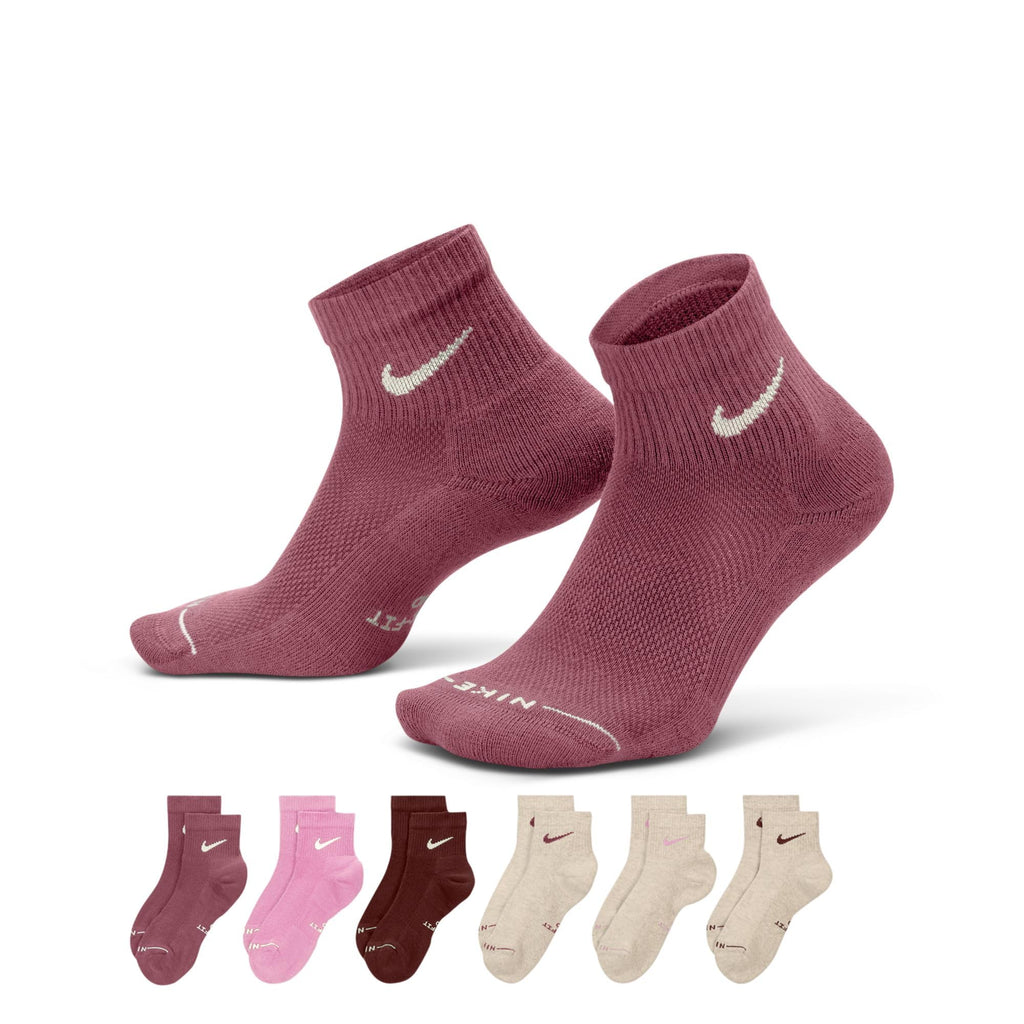 Nike Unisex Adult Everyday Elevated Ankle Socks (6-Pack) | Mens and Womens