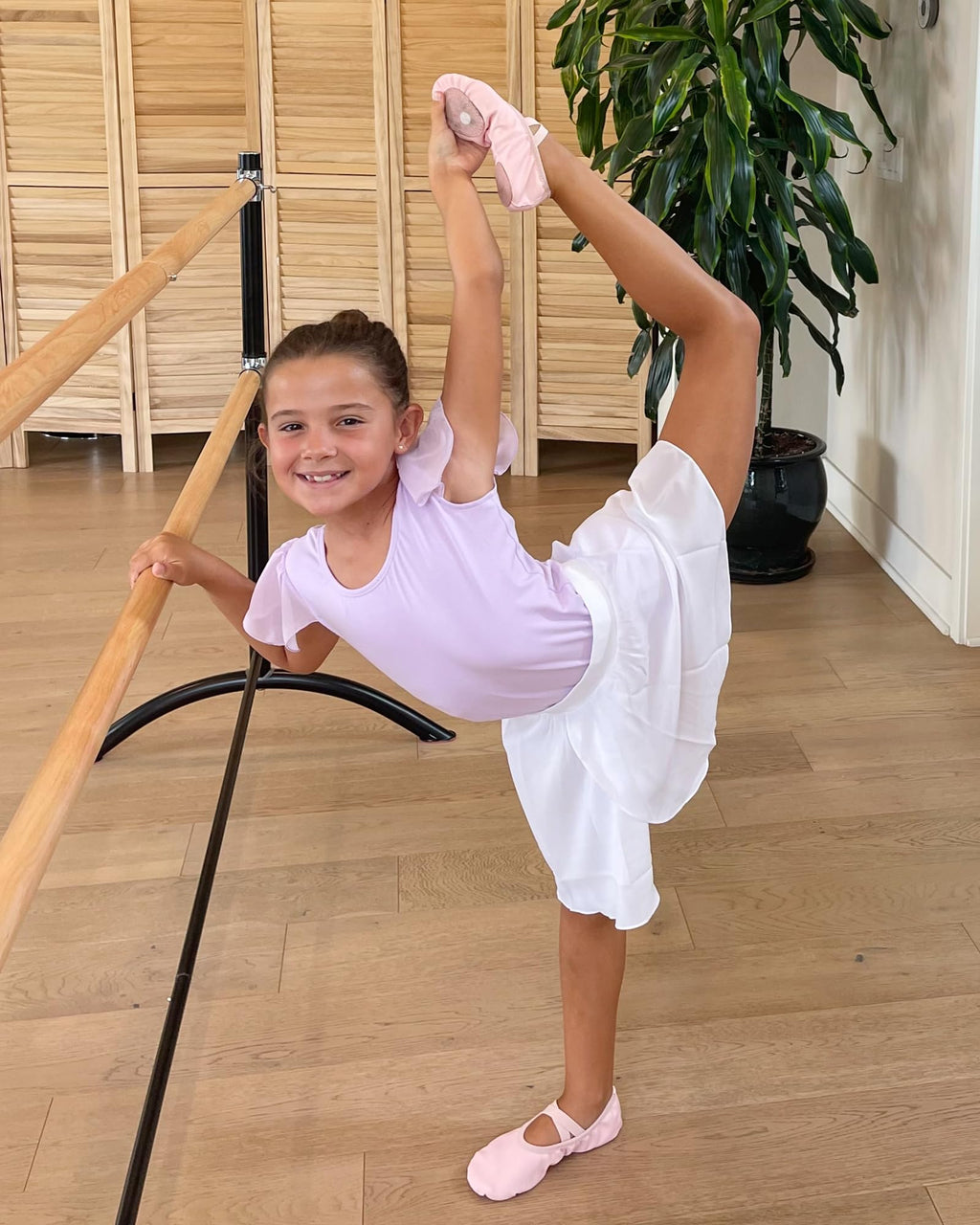 Stelle Ballet Shoes for Girls Toddler Soft Leather Split Sole Practice