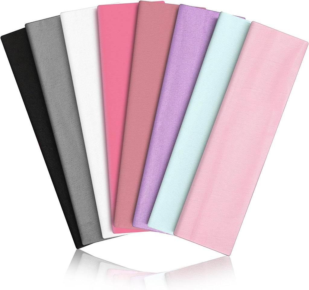 Headbands for Women 8PCS, Summer-Exclusive Elastic Non Slip Hair Head Bands