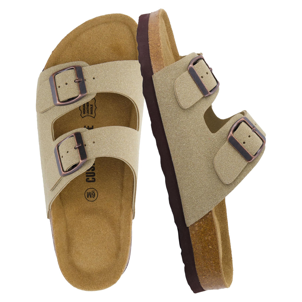 CUSHIONAIRE Lane Cork Slide Women's Sandals, Comfortable Sandals for Women