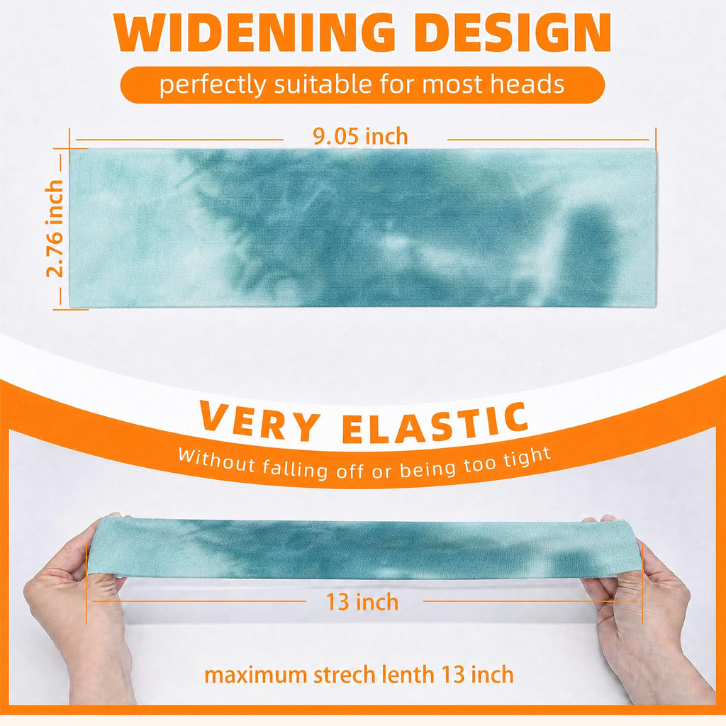Headbands for Women 8PCS, Summer-Exclusive Elastic Non Slip Hair Head Bands