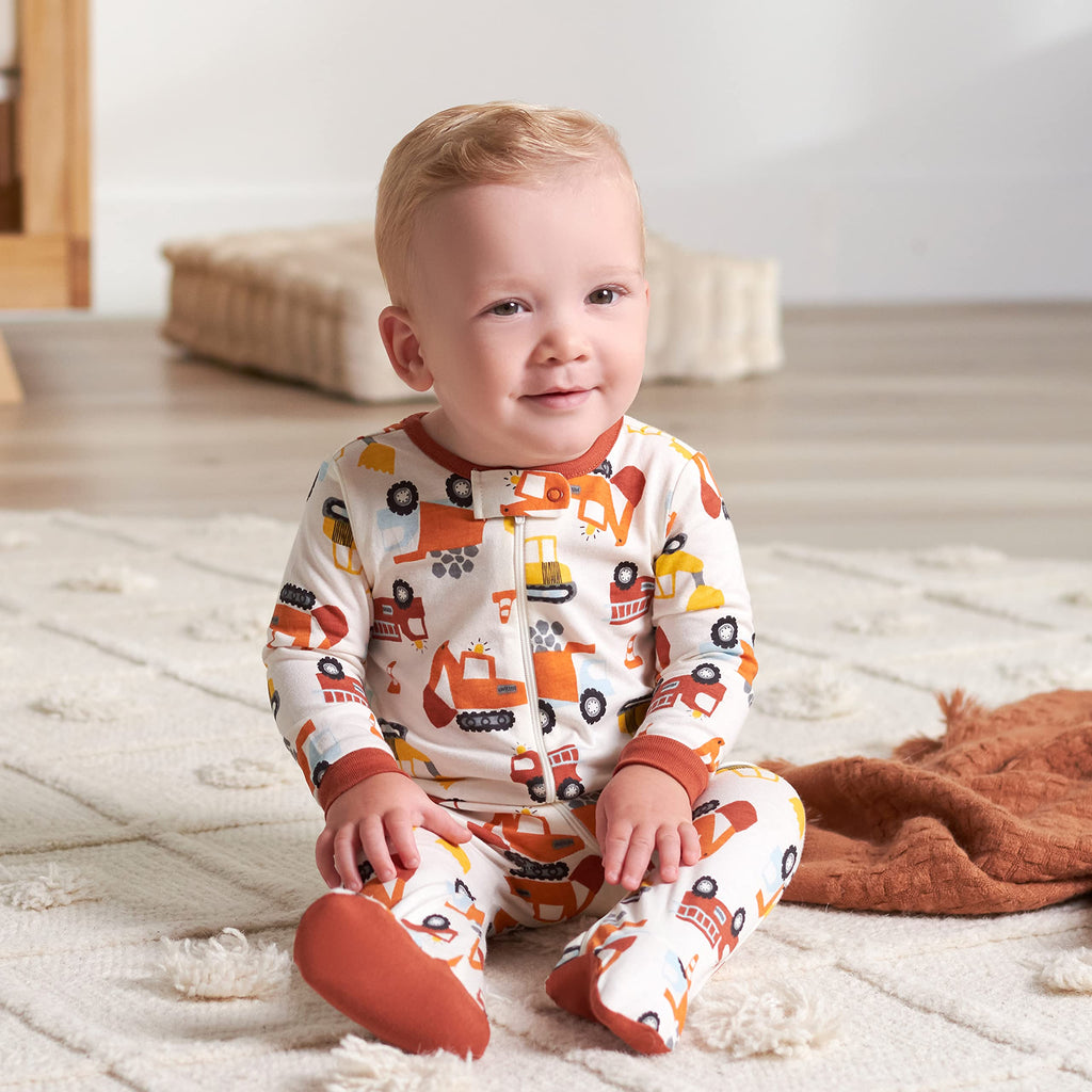 Gerber Baby Boys' 4 Pack Sleep 'N Play Footie