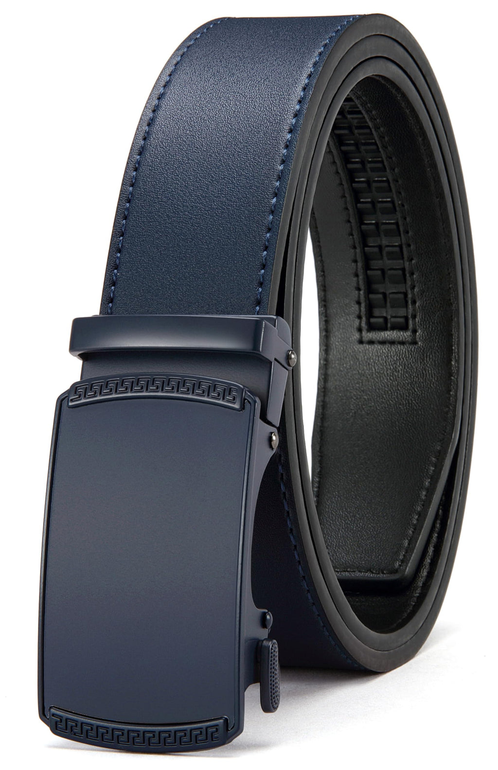 CHAOREN Men's Leather Ratchet Belt - Customizable Fit (35mm)