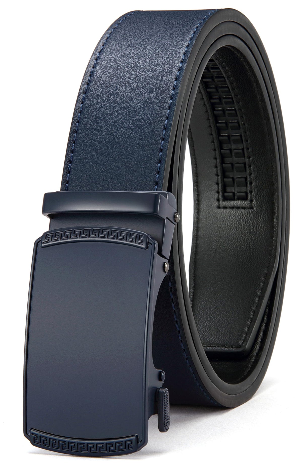 CHAOREN Men's Leather Ratchet Belt - Customizable Fit (35mm)