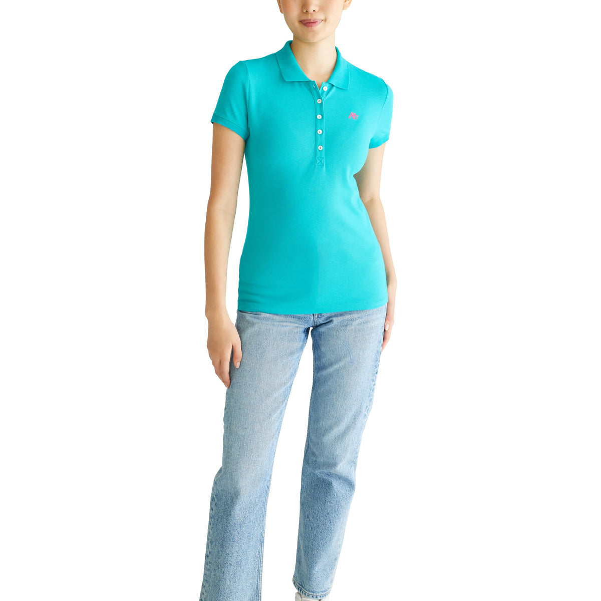 AEROPOSTALE Women's Aero Solid A87 Polo