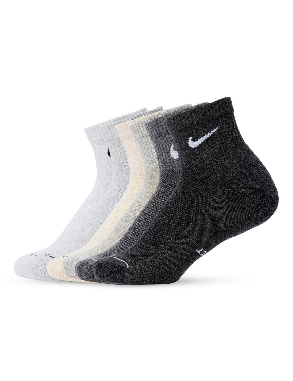 Nike Unisex Adult Everyday Elevated Ankle Socks (6-Pack) | Mens and Womens