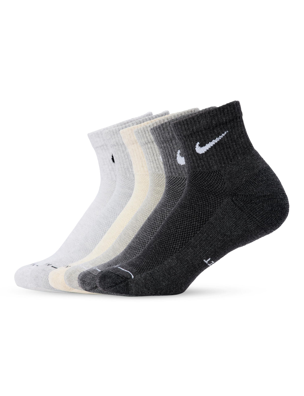 Nike Unisex Adult Everyday Elevated Ankle Socks (6-Pack) | Mens and Womens