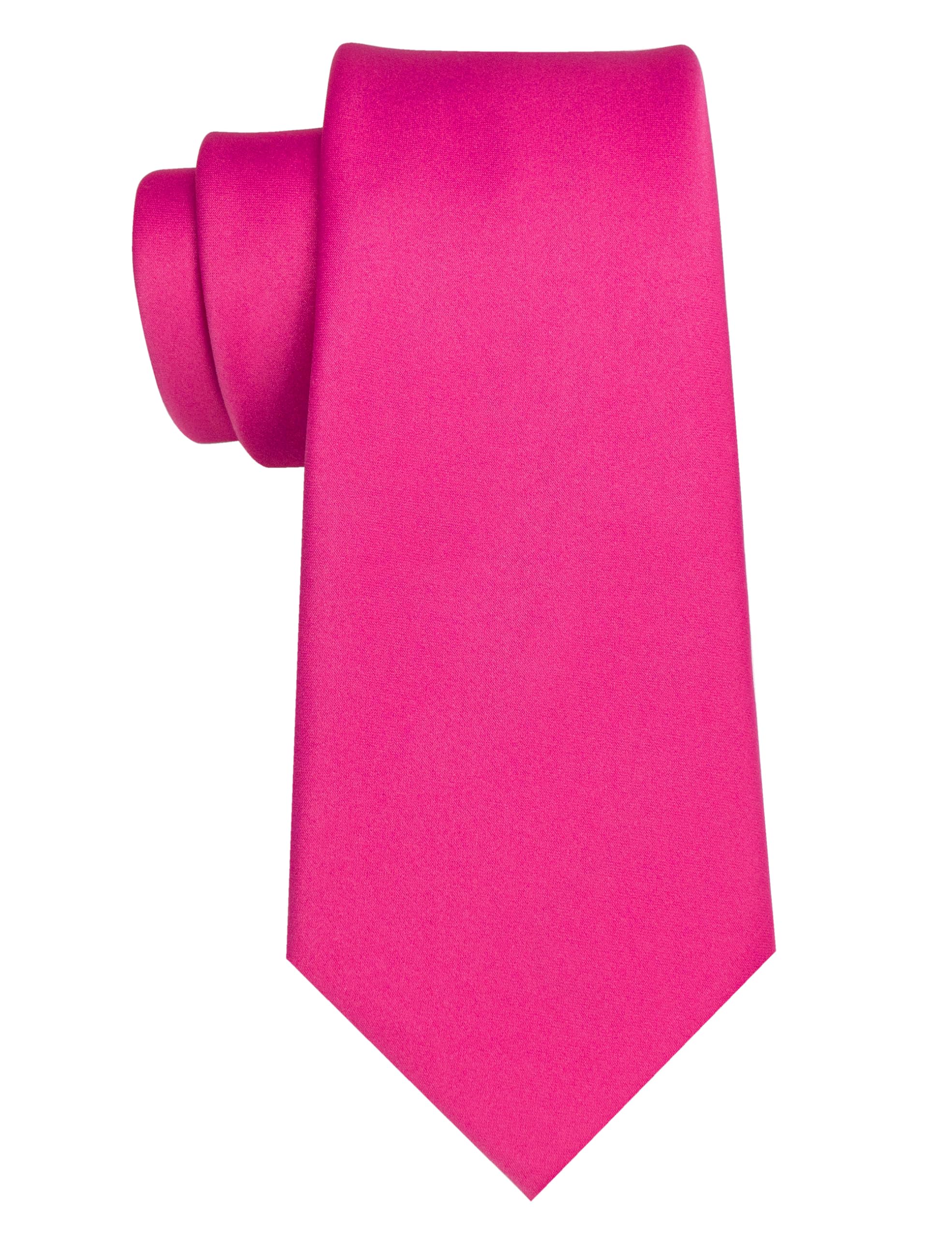 JEMYGINS Solid Color Tie Mens Necktie for Business and Wedding