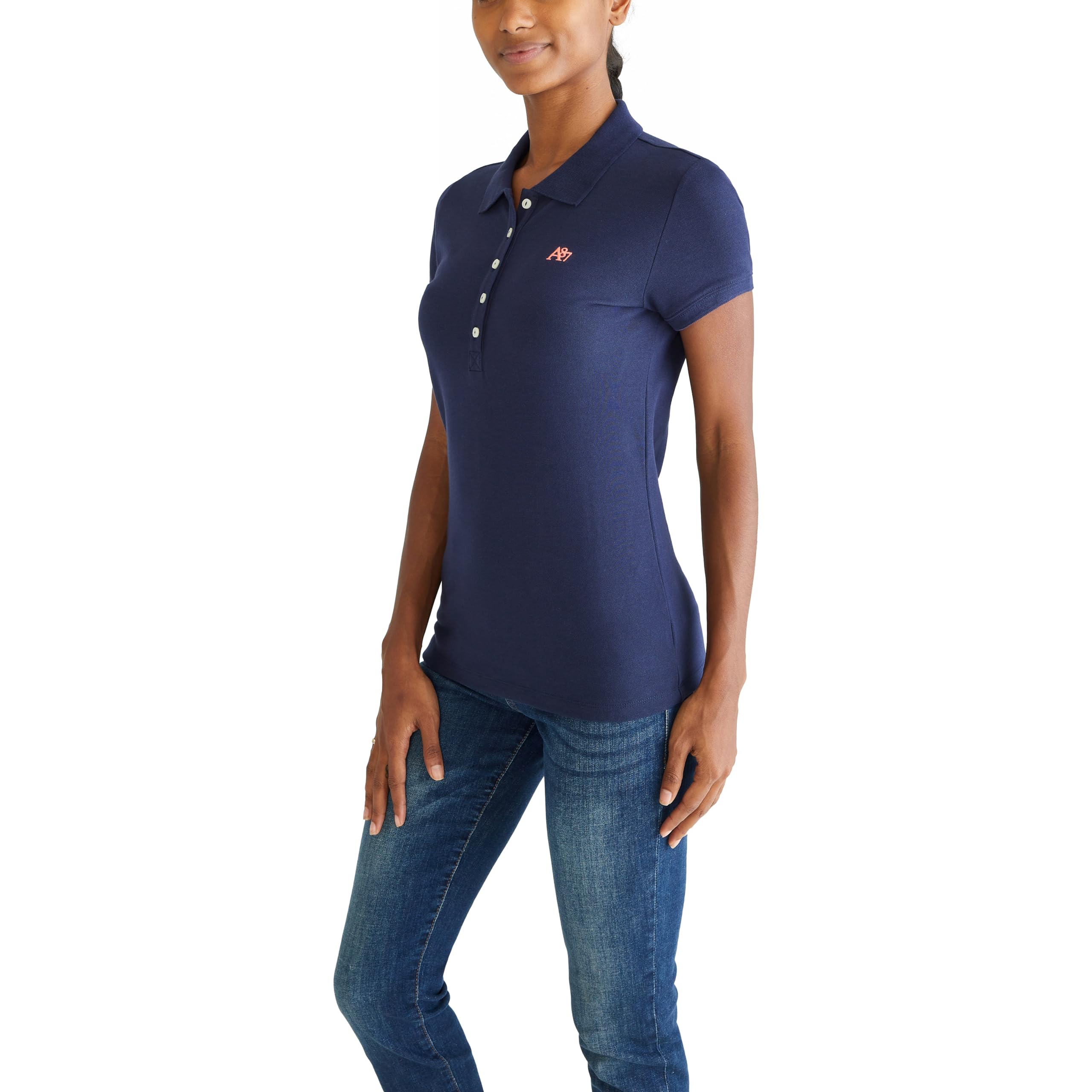 AEROPOSTALE Women's Aero Solid A87 Polo