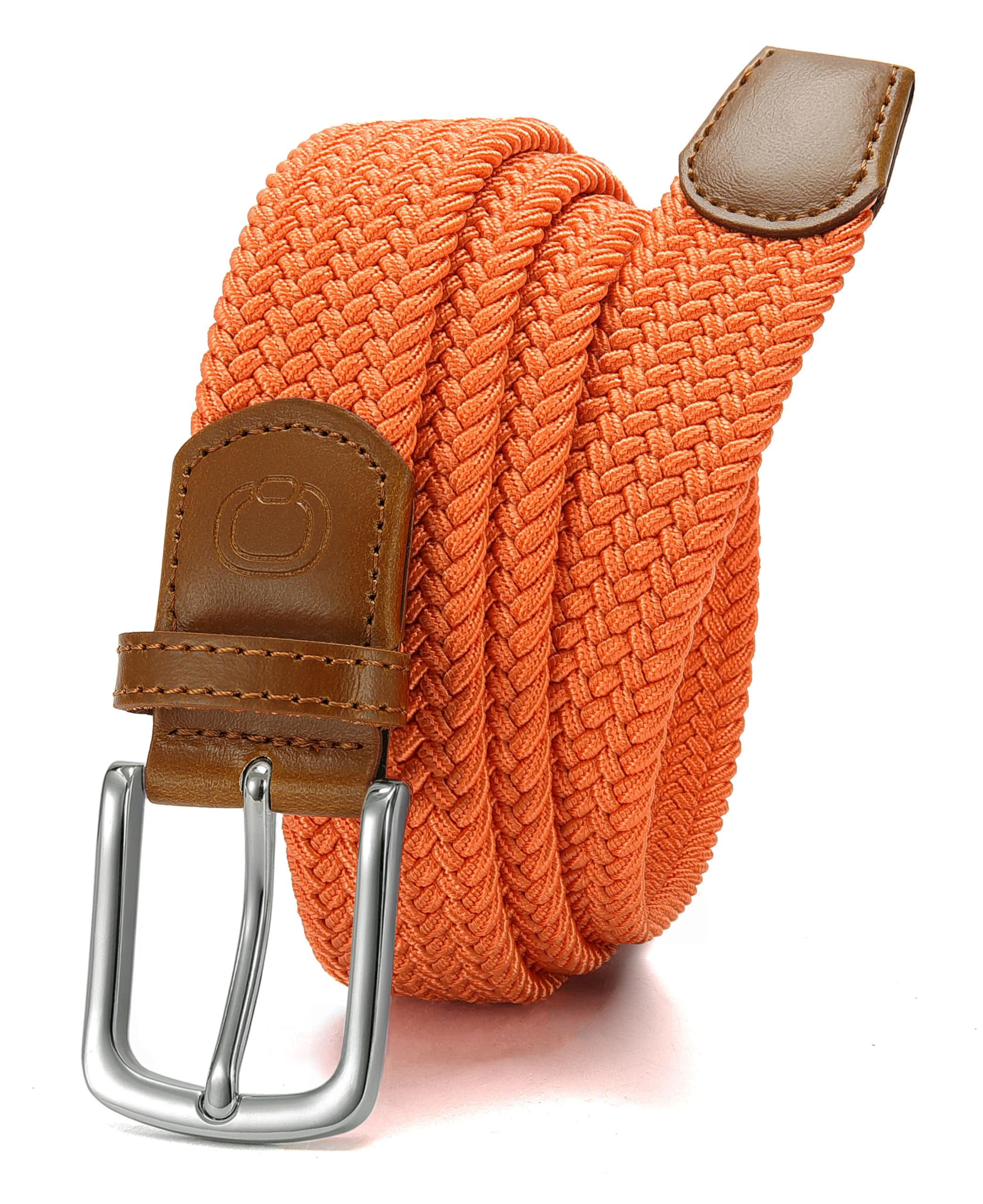 CHAOREN Stretch Belt for Men - Elastic Belt for Golf & Casual Wear