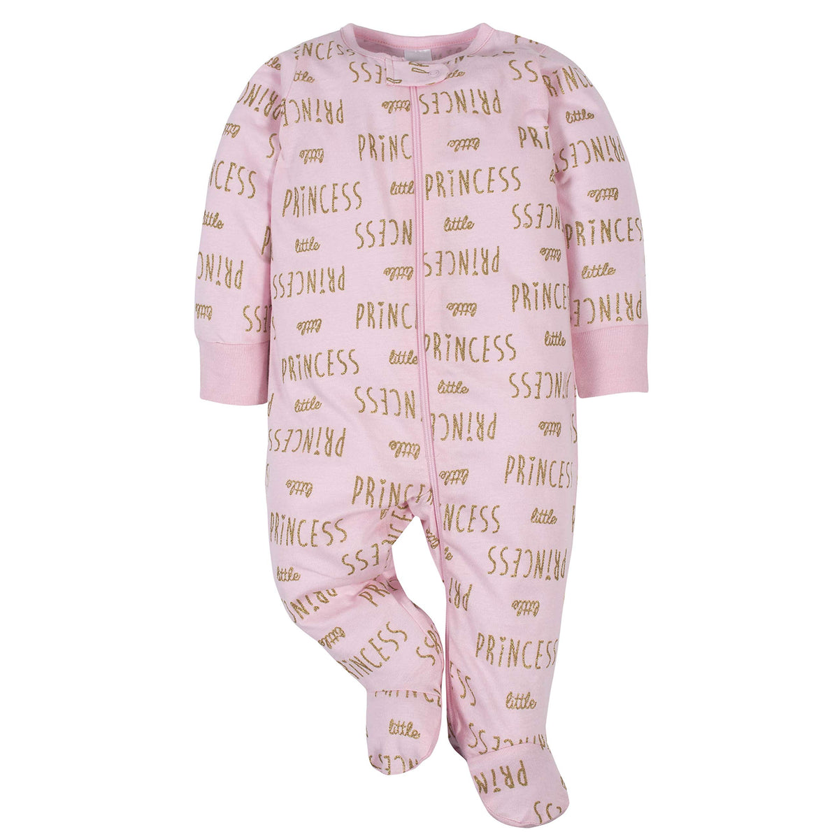 Gerber Baby Girls 4-Pack Sleep 'N Play Footie