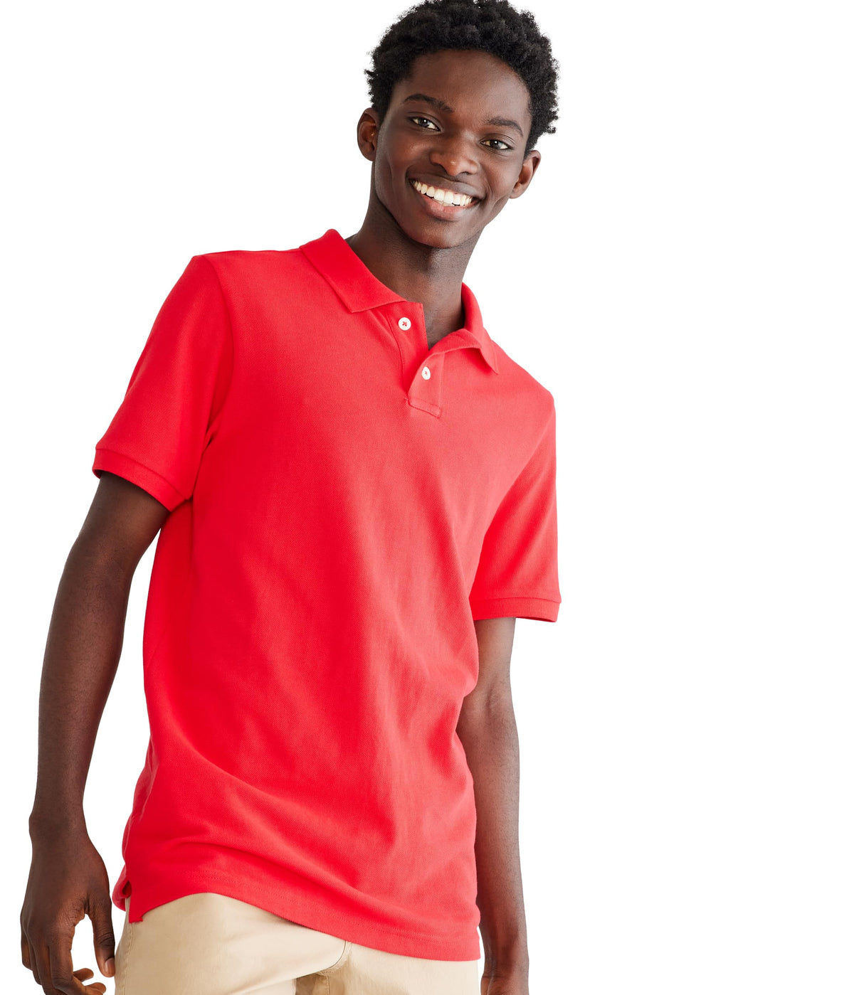 AEROPOSTALE Men's Aero Uniform Polo Short Sleeve