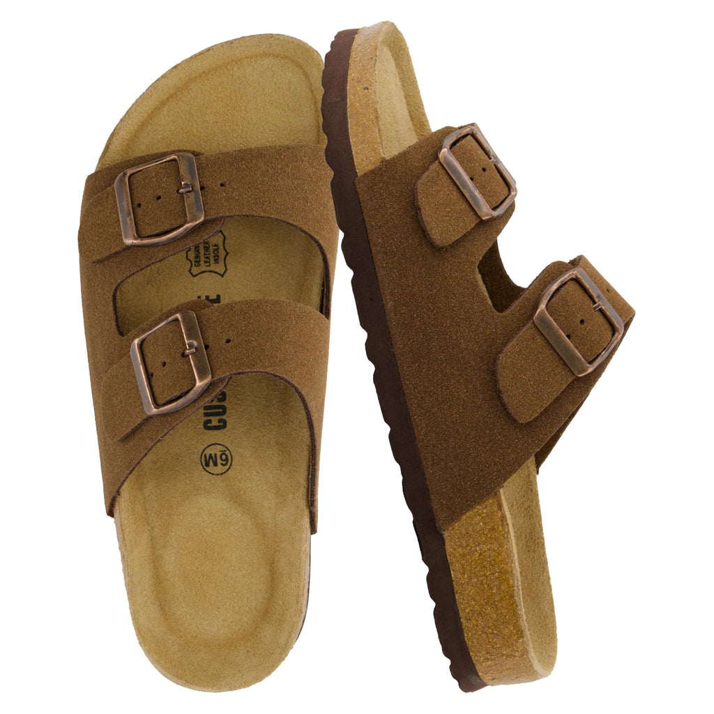CUSHIONAIRE Lane Cork Slide Women's Sandals, Comfortable Sandals for Women