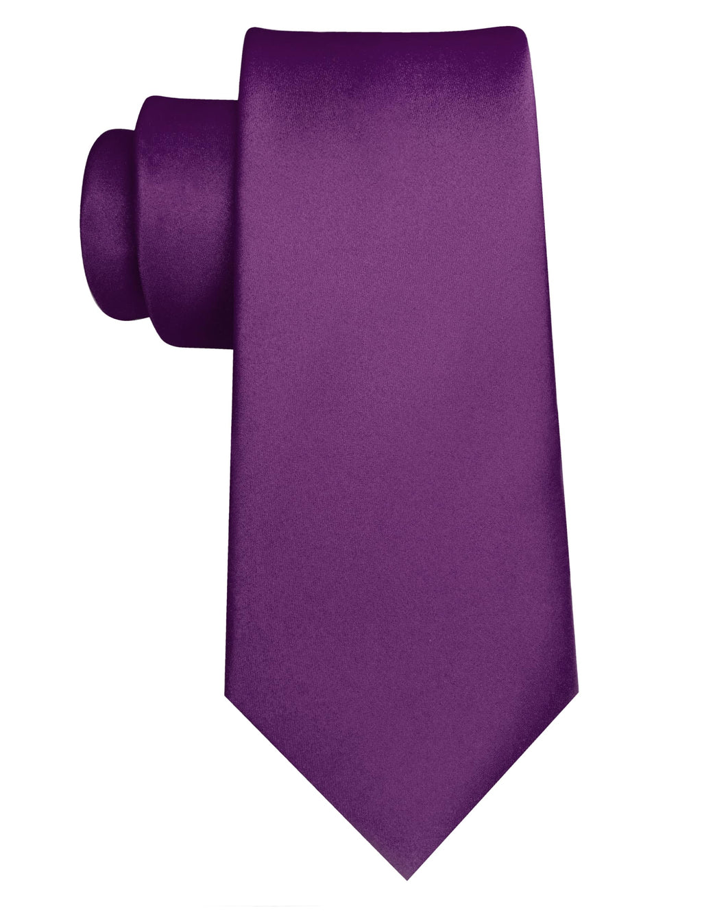 JEMYGINS Solid Color Tie Mens Necktie for Business and Wedding