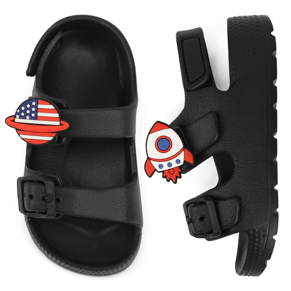 ChayChax Toddler Boys Girls Double Buckle Sandals Children's Adjustable Back Strap Water Sandal