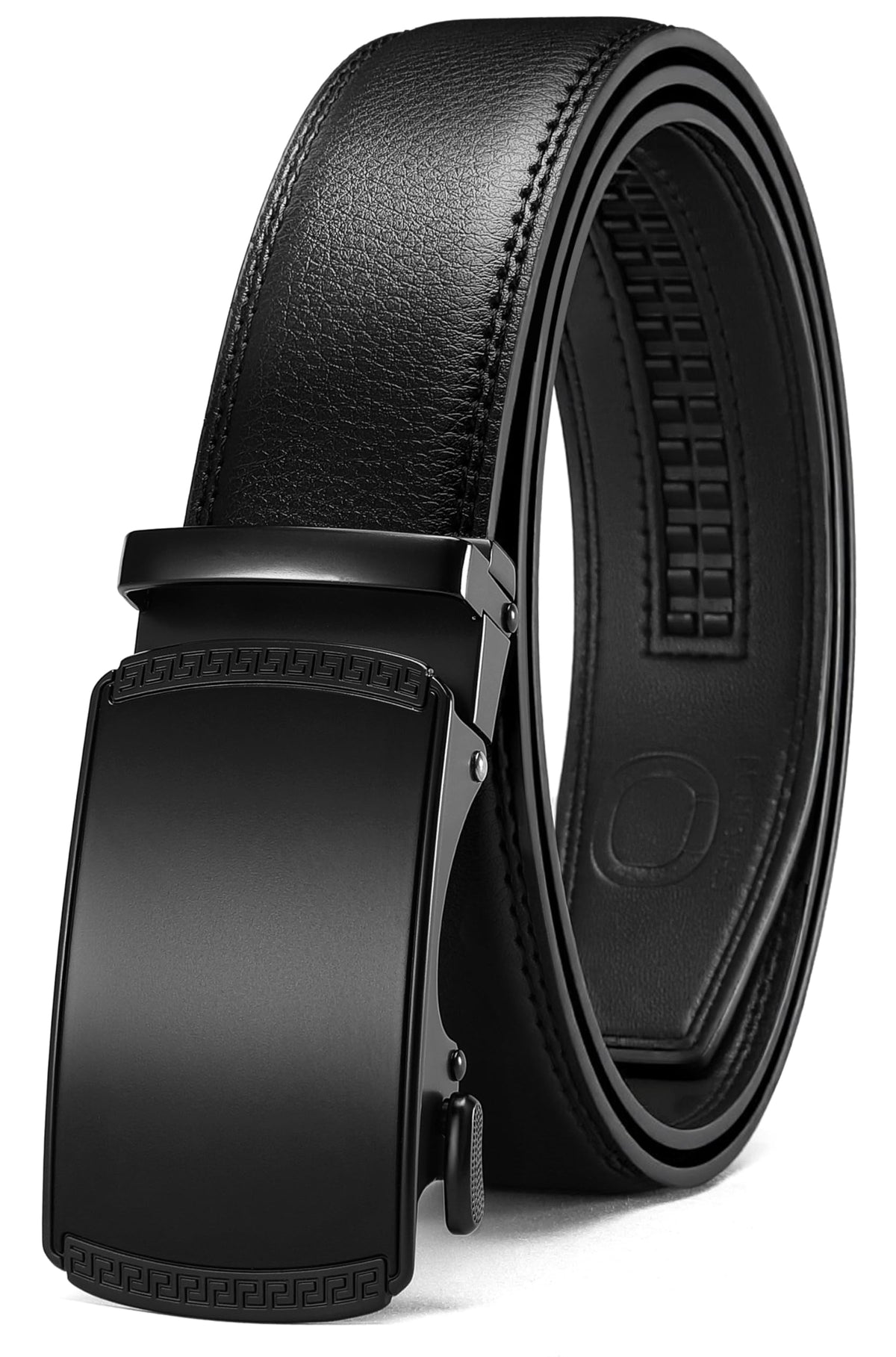 CHAOREN Men's Leather Ratchet Belt - Customizable Fit (35mm)