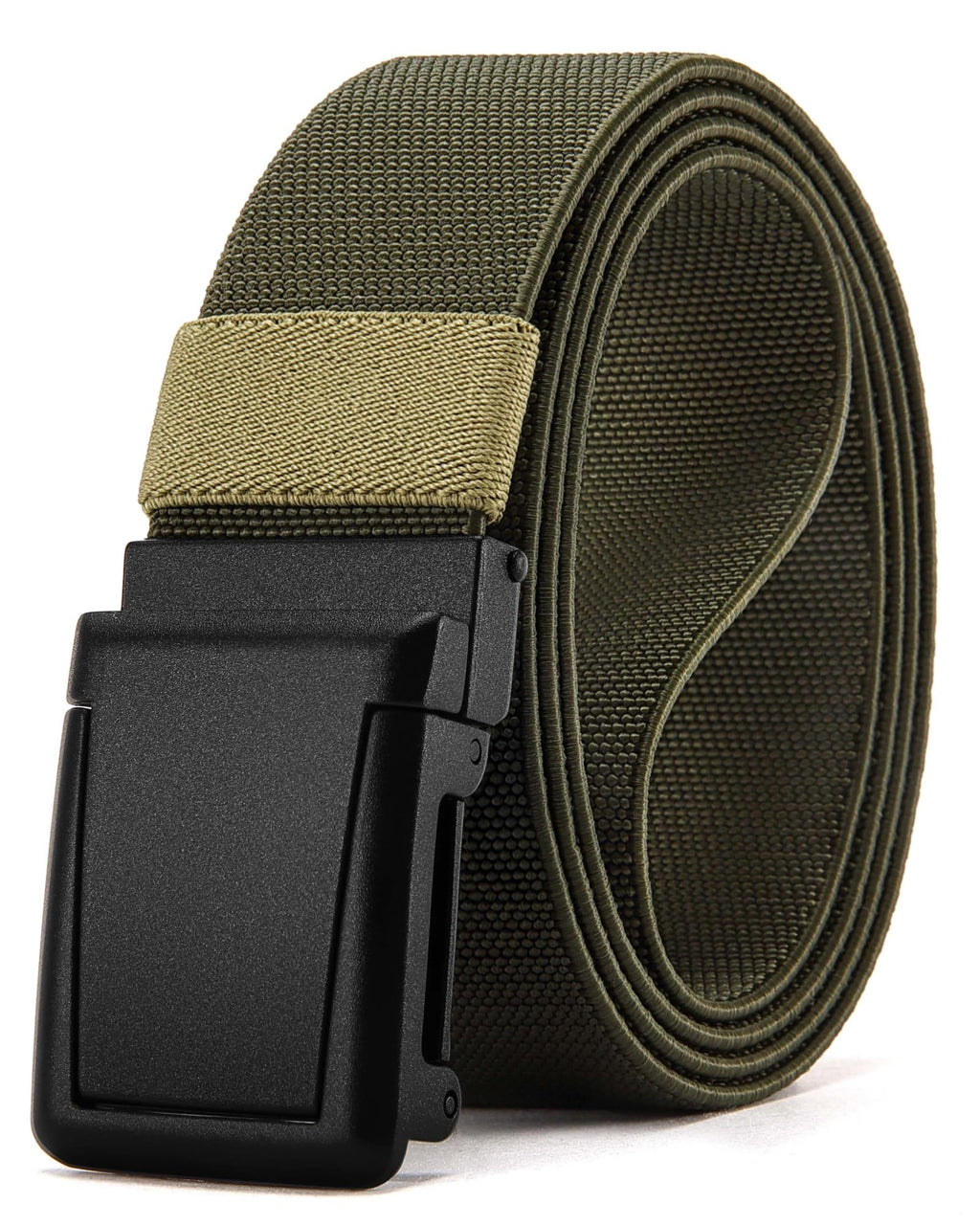CHAOREN Tactical Belt Men - 1.5" Stretch Work Belt with Zinc Alloy Buckle