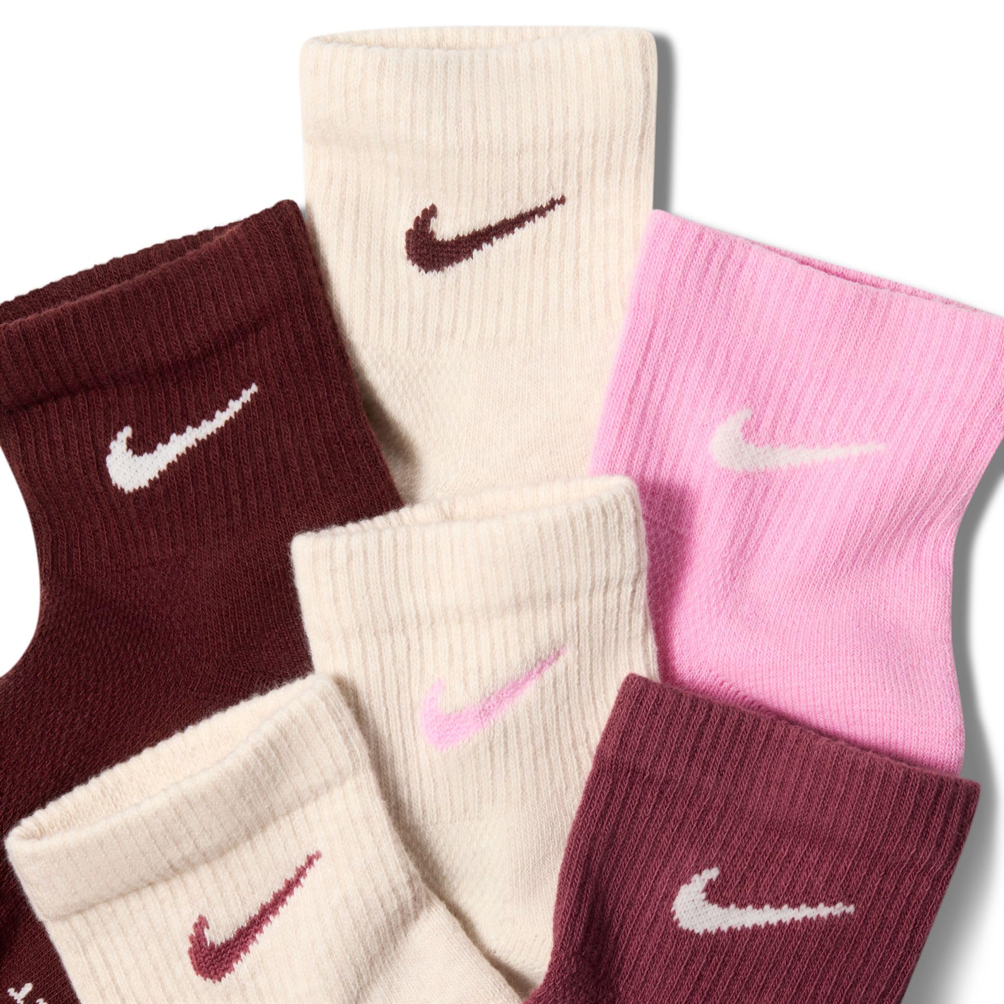 Nike Unisex Adult Everyday Elevated Ankle Socks (6-Pack) | Mens and Womens
