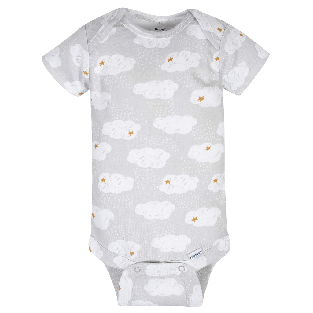Gerber Baby Girls' 8-pack Short Sleeve Onesies Bodysuits
