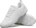 BAXINIER Girls White Cheerleading Shoes