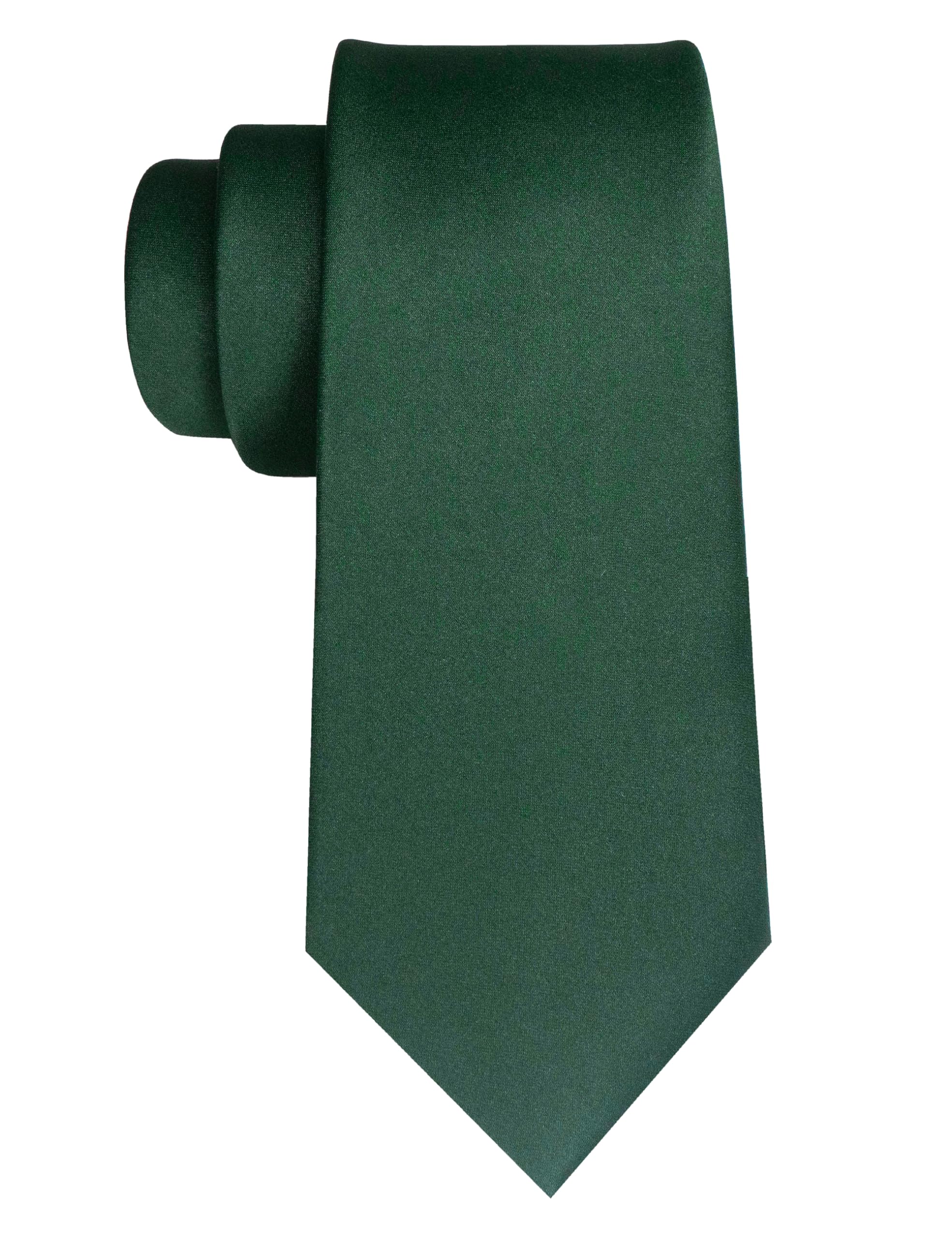JEMYGINS Solid Color Tie Mens Necktie for Business and Wedding