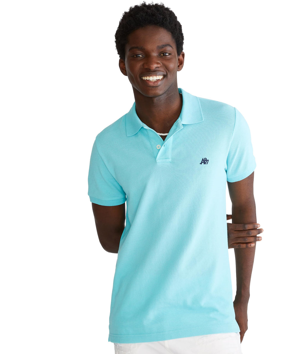 AEROPOSTALE Men's Aero Uniform Polo Short Sleeve