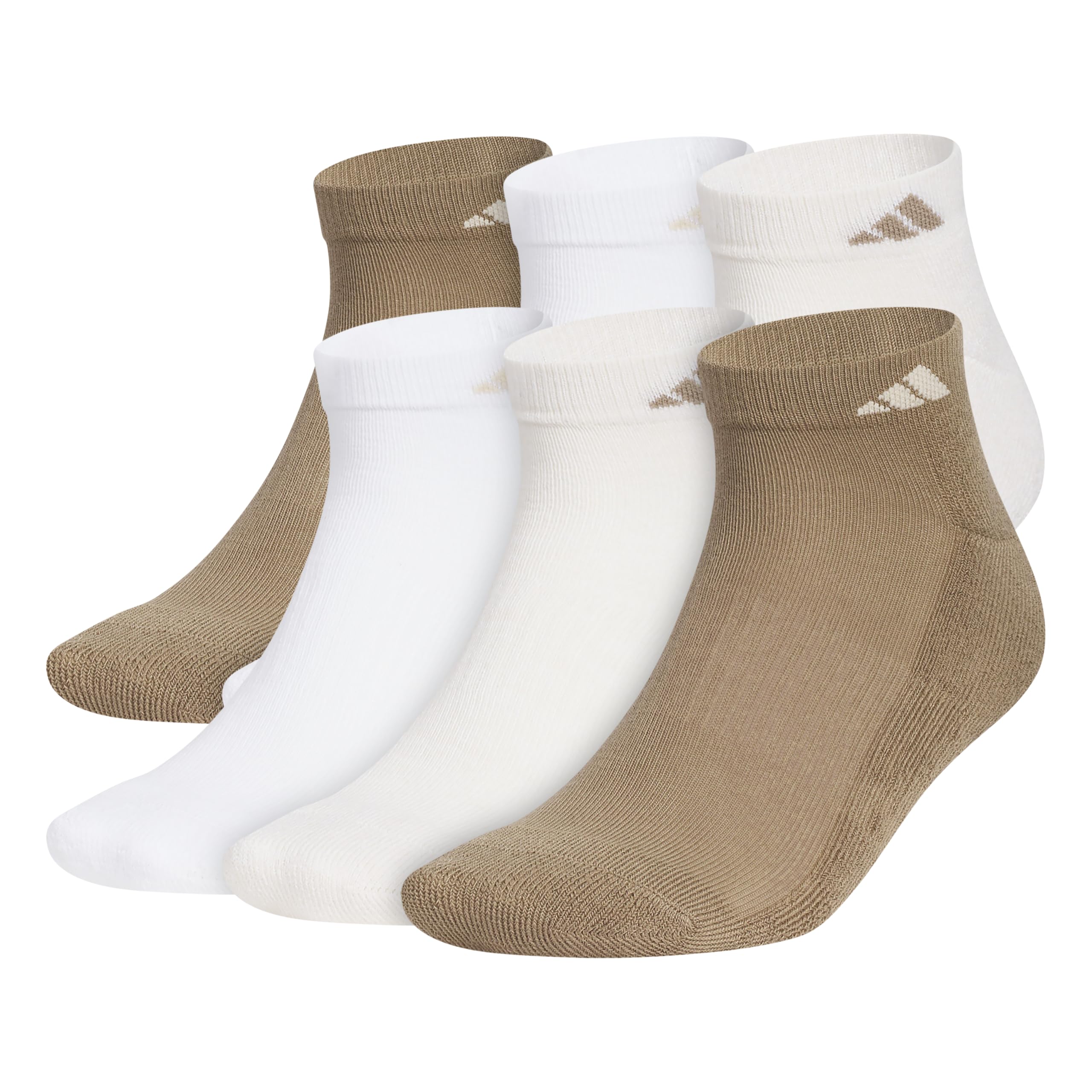 adidas Men's Athletic Cushioned Low Cut Ankle Socks 6 Pairs