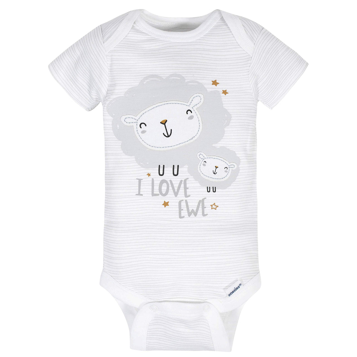 Gerber Baby Girls' 8-pack Short Sleeve Onesies Bodysuits