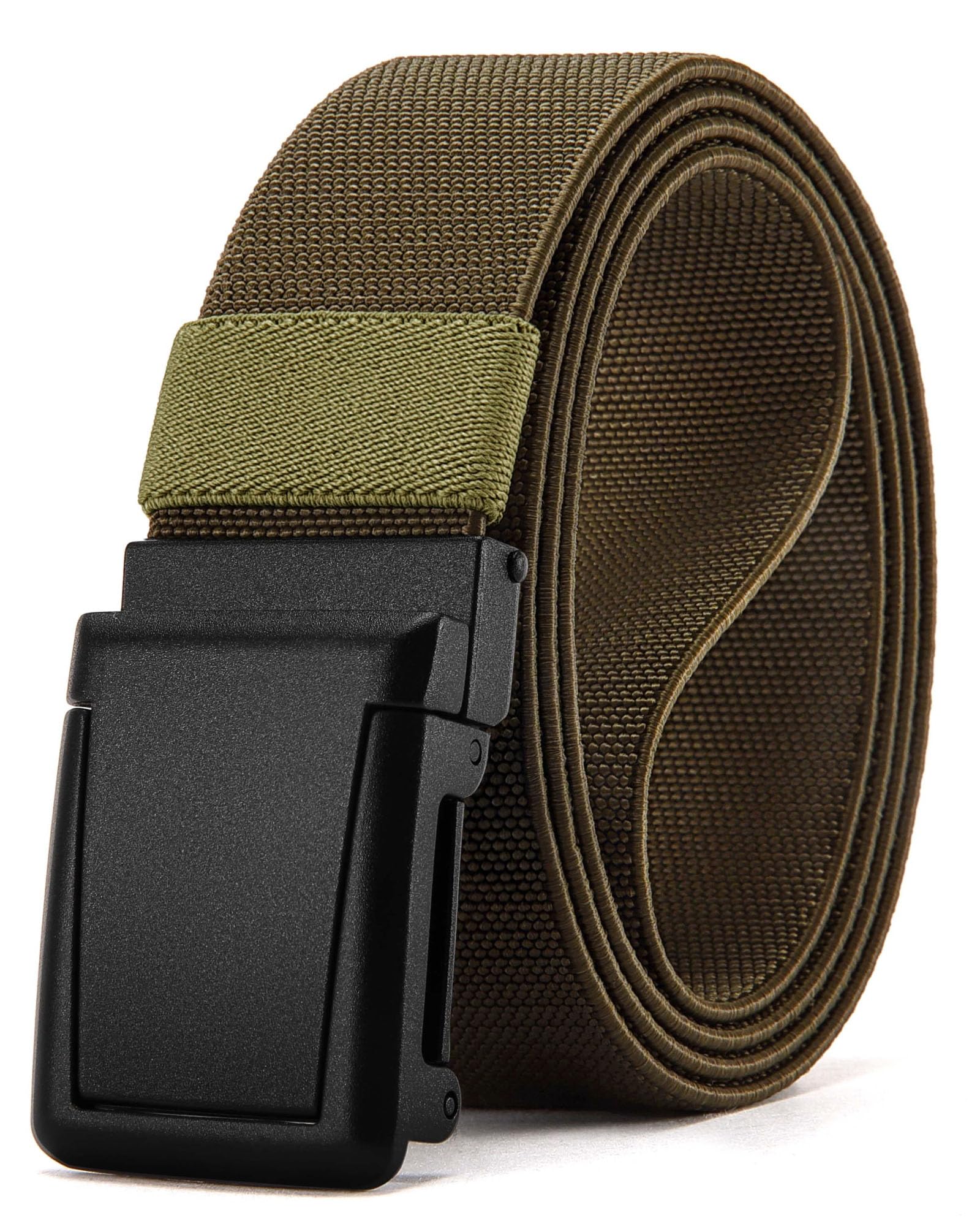 CHAOREN Tactical Belt Men - 1.5" Stretch Work Belt with Zinc Alloy Buckle