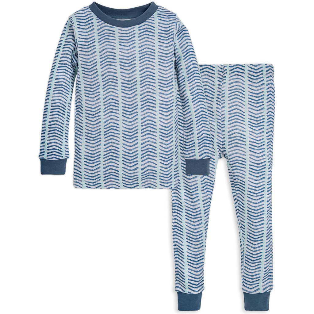 Burt's Bees Baby Organic Cotton Pajamas for Boys, Toddler PJ Set, 2-PC